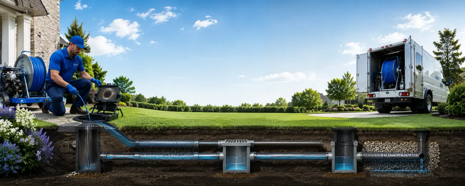 Outdoor drain cleaning information for Fresno, OH