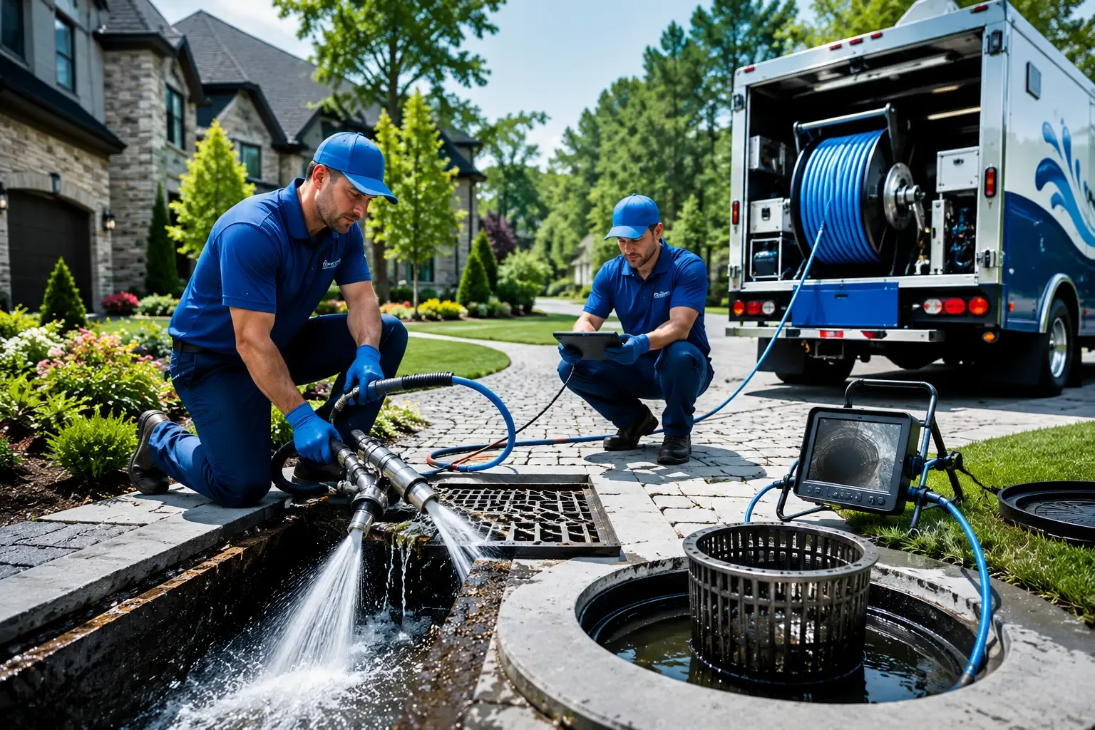 Local outdoor drain cleaning professionals in Fresno, OH